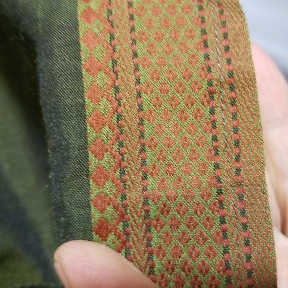 XL Khaki green Indian design inspired button down tank - Picture 2 of 4